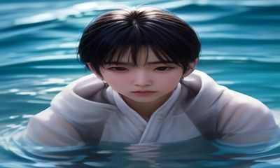 AI人工智能与成人内容监管，算法审核机制示意图，蓝色科技风格
